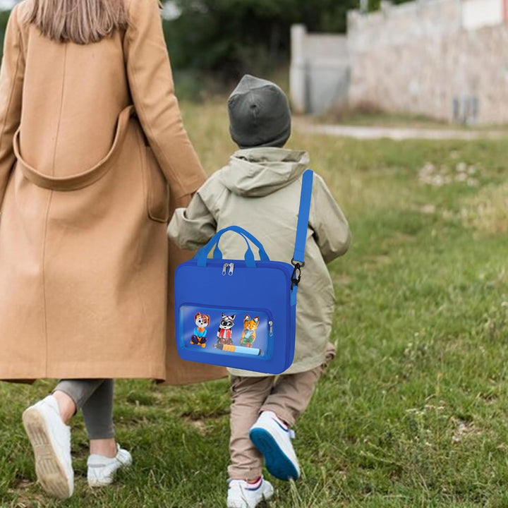 Gaga city 8-10 Zoll Kinder Tablet Tasche, mit Fächer für Edurino Figur und Stift, Kompatibel mit Rav