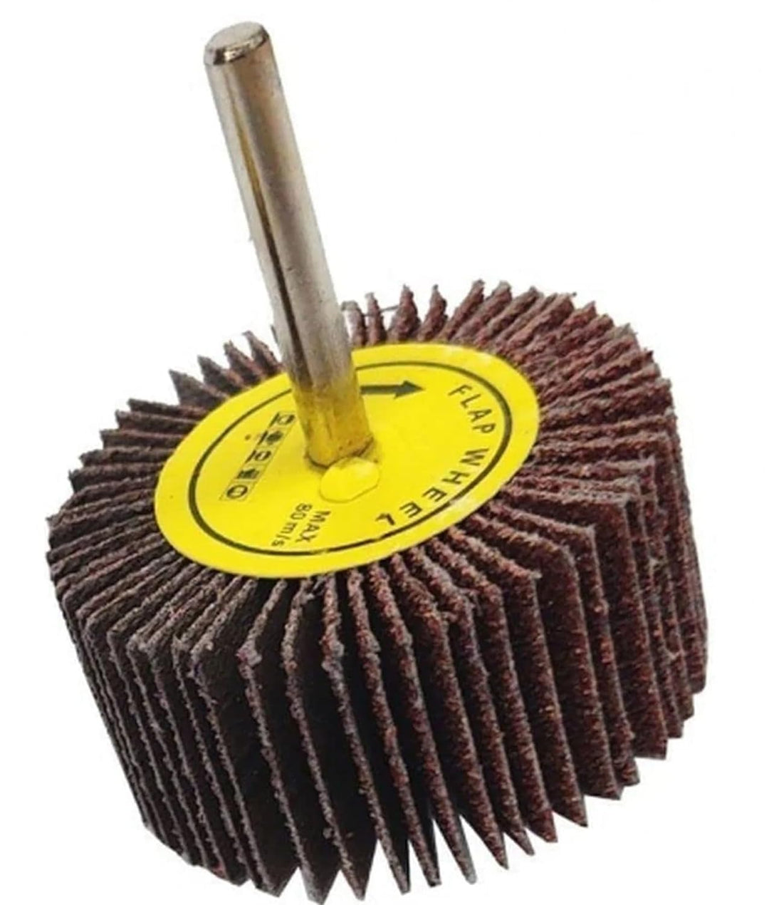 Set Lamellenschleifer 40 mm x 30 mm 6 mm Griff Schleifköpfe für Bohrmaschinen Fächerschleifer Körnun