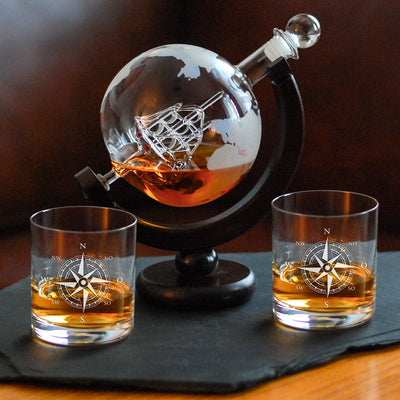 Whisky Karaffe Set | Whisky Geschenkset | Whiskey Geschenke für Männer | Weihnachtsgeschenke für Män