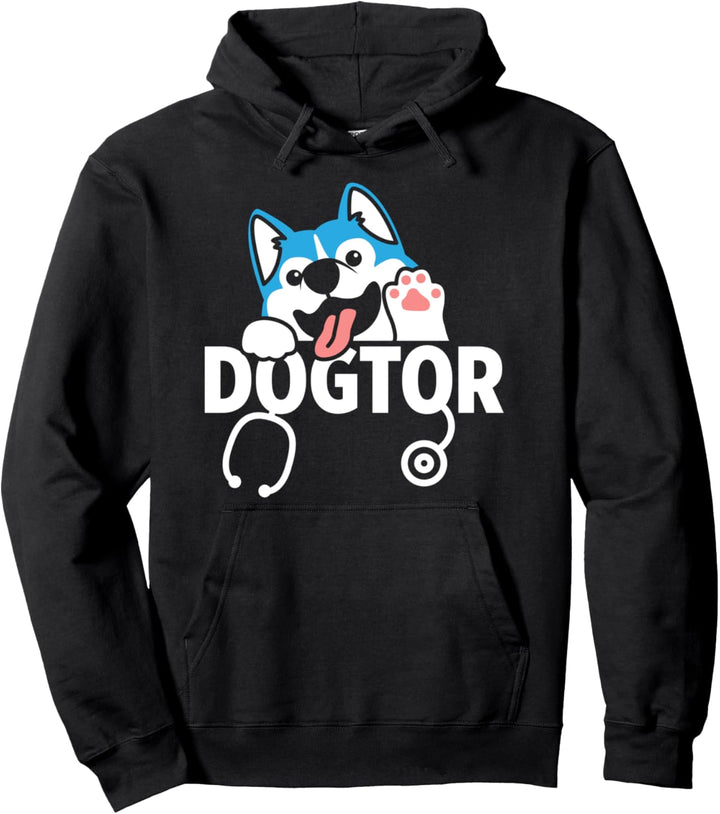 Dogtor Tierärztin Tierärztin Welpen-Arzt Pullover Hoodie