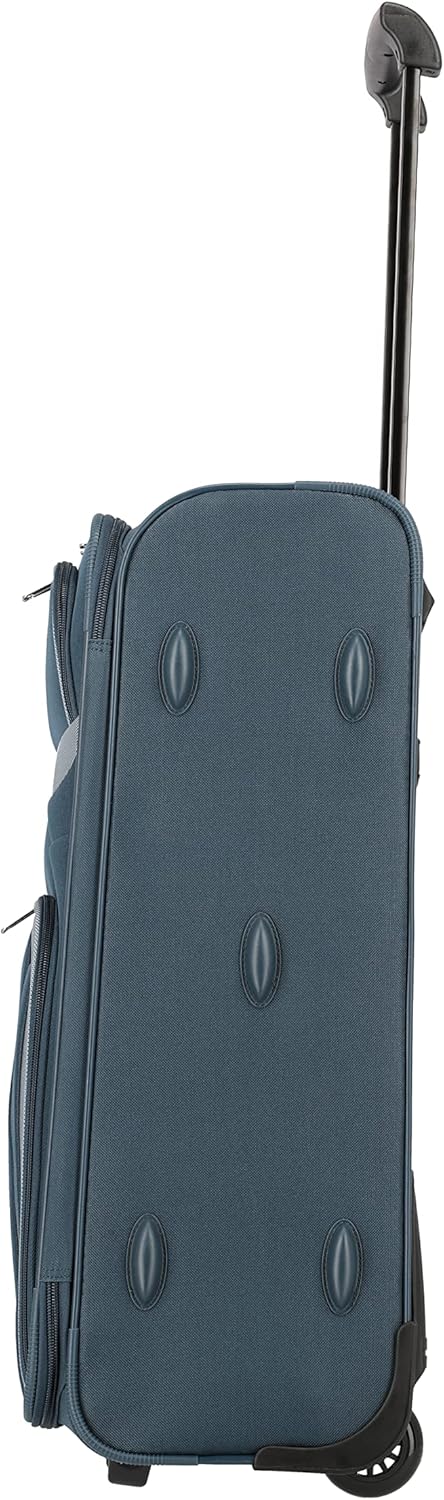 Travelite paklite 2-Rad Koffer Grösse M, Gepäck Serie ORLANDO: Klassischer Weichgepäck Trolley im ze