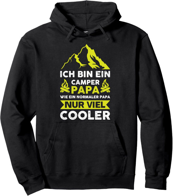 Camping Camper Papa Pullover Hoodie