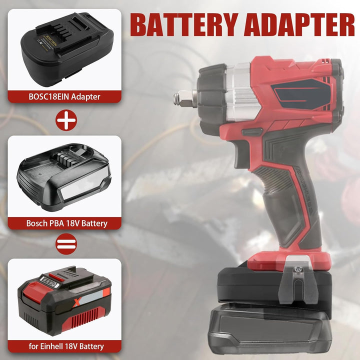Adapter Konverter für Bosch PBA 18V Akku auf für Einhell Elektrowerkzeug,BOSC18EIN Batterieadapter f