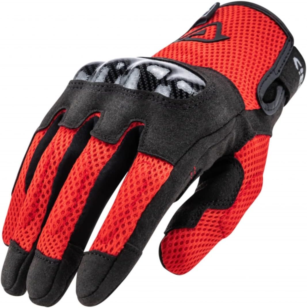 Acerbis Ramsey My Vented Motorrad Handschuhe (Red,3XL)