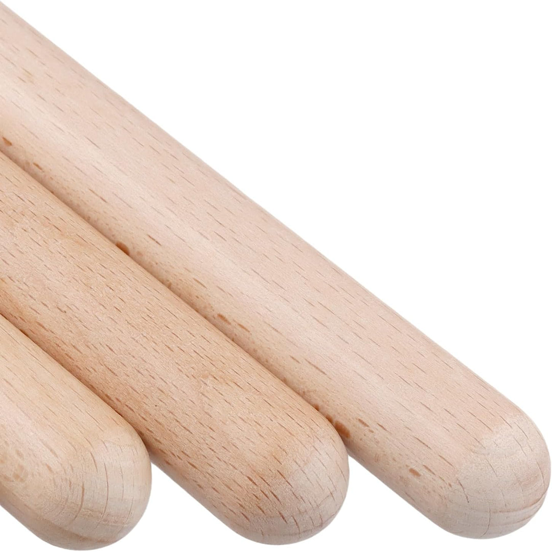 CHUENHEI 20 Stück Klanghölzer 20 x 2 cm, Klangstäbe Holz Klangholz Instrument Rhythmusstöcke Set, Rh