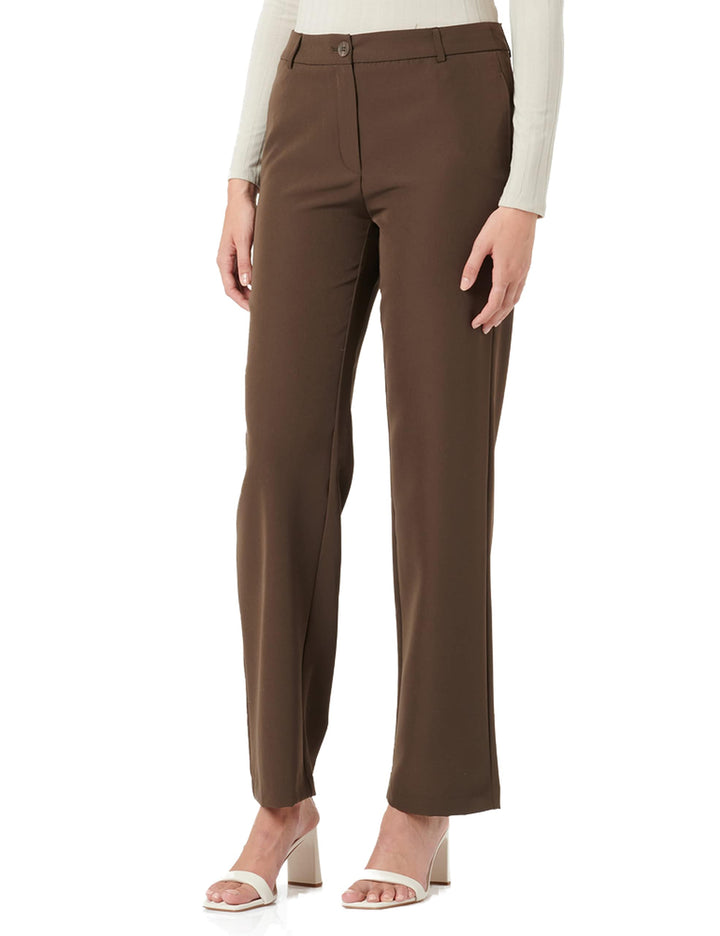 ONLY Damen Onllana-Berry Mid Straight Pant TLR Hose 40 Delicioso, 40 Delicioso