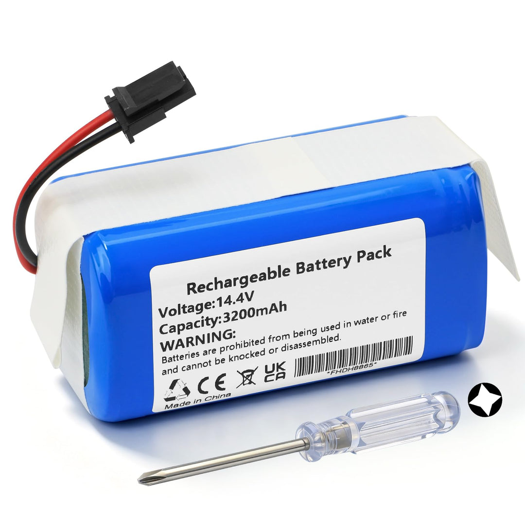 K KYUER 3200mAh Ersatz Akku für Tikom G8000 Pro Robot Vacuum Cleaner Saugroboter Battery