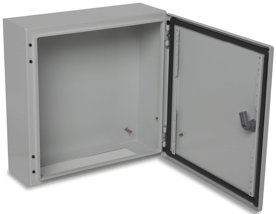 BOXEXPERT® Verteilerkasten aussen wasserdicht [Schutzklasse IP66, Stahlblech] 400x400x150mm - Serie