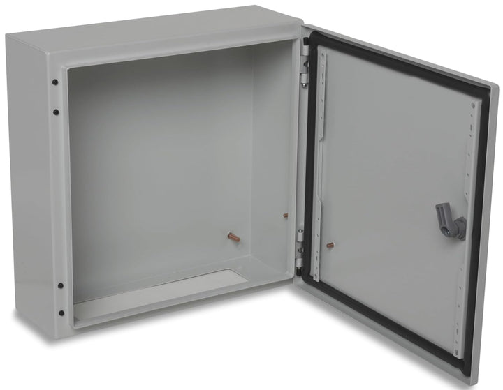 BOXEXPERT® Verteilerkasten aussen wasserdicht [Schutzklasse IP66, Stahlblech] 400x400x150mm - Serie