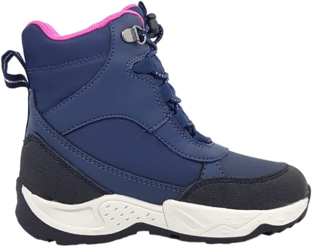 Geox Mädchen J Sentiero Girl B Ab Ankle Boot 26 EU Navy Fuchsia, 26 EU Navy Fuchsia