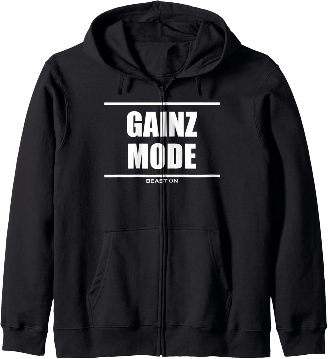 Gainz Mode Bodybuilding Gains Gym Fitness Training Sprüche Kapuzenjacke