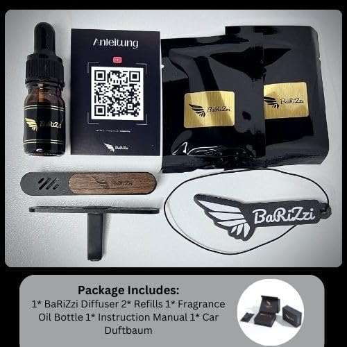 BaRiZzi Oud Autoparfum I Autoduft I Auto Lufterfrischer I Car Diffuser I Car Perfume (Oud Passione,