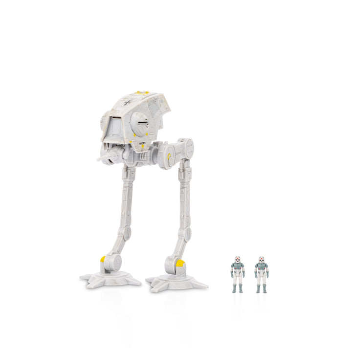Star Wars Micro Galaxy Squadron SWJ0156 - at-DP, offizielles 12,5 cm Fahrzeug mit Figuren