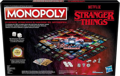 Hasbro Gaming Monopoly Stranger Things Brettspiel für Erwachsene und Jugendliche , 6 Spieler , ab 14
