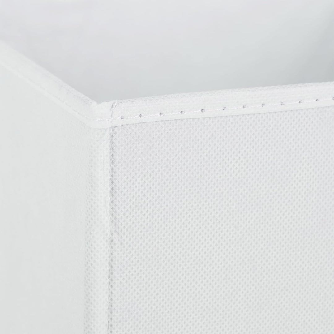 Relaxdays Aufbewahrungsbox 4er Set, Faltbare Regalboxen, HxBxT: 30x30x30 cm, mit Griffen, Faltboxen