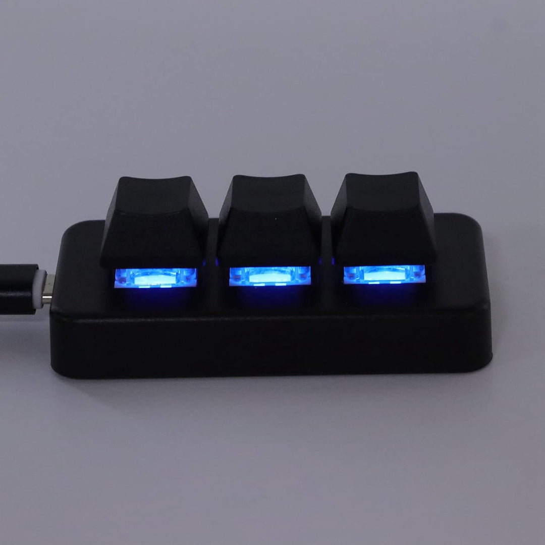 3-Tasten-Tastatur, OSU-Tastatur, RGB-Hintergrundbeleuchtung, USB-Schnittstelle, Mechanische, Program