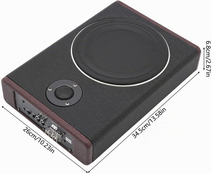 Ciounmb 8" Untersitz-Subwoofer: 600W Maximalleistung, 200W Eingangsnennleistung, 34.5266.8cm, Aktiv-