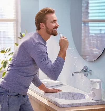 Philips Sonicare Standarddüse F1 für Mundduschen HX3042/00, Doppelpack; Mundwasser Flosser für die V