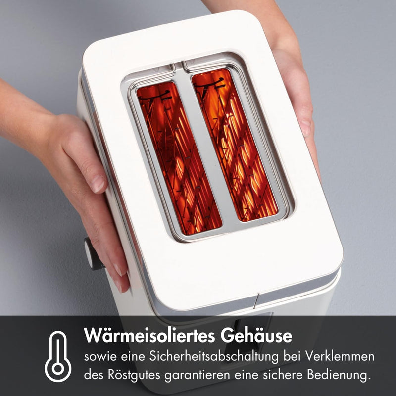 Graef Toaster TO 61, weiss, 27 centimeters l x 18 centimeters w x 19.3 centimeters h