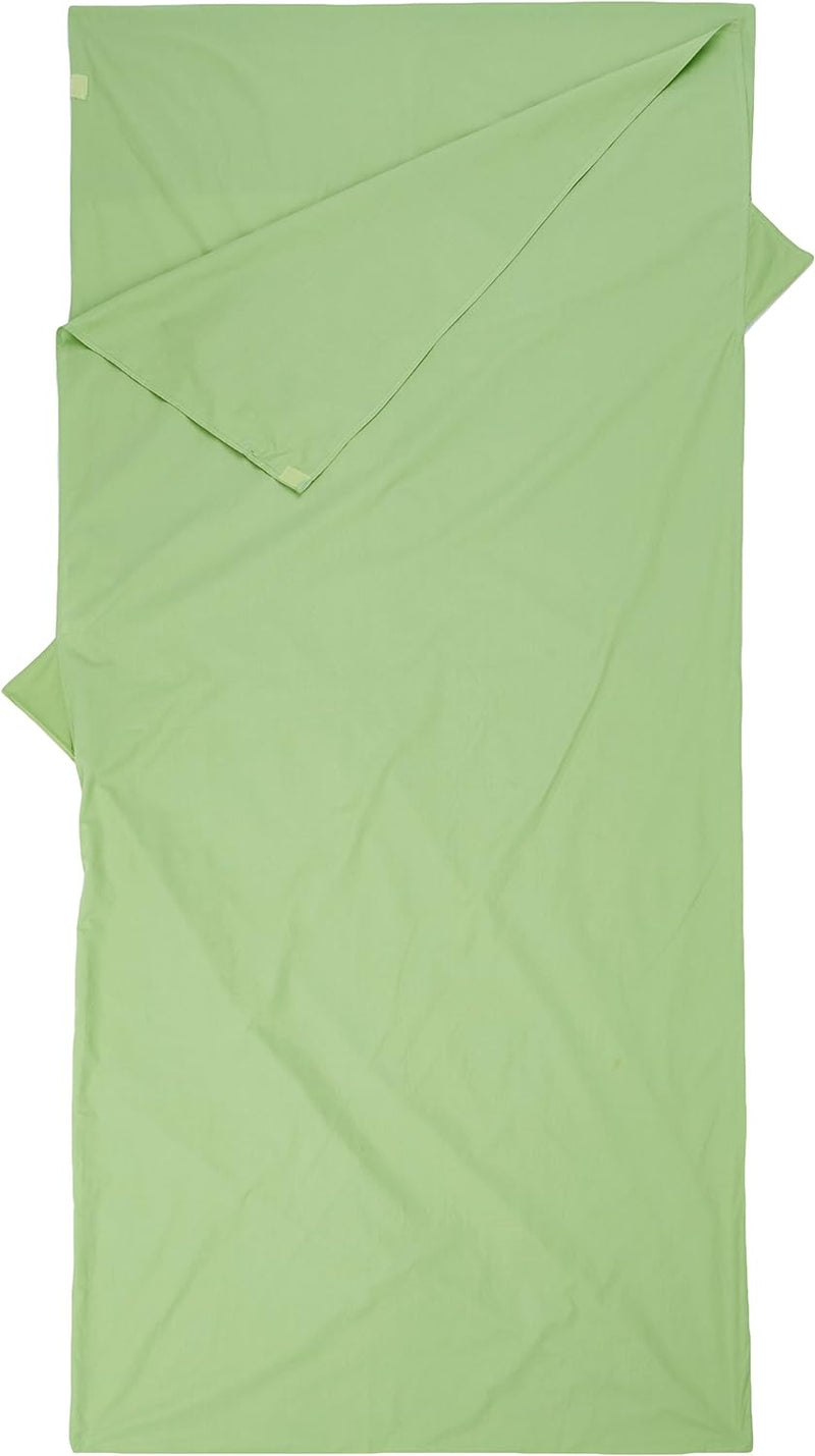 Cocoon Bio Baumwollschlafsack Travel Sheet - Organic Cotton forest shade green Rechteck, forest shad