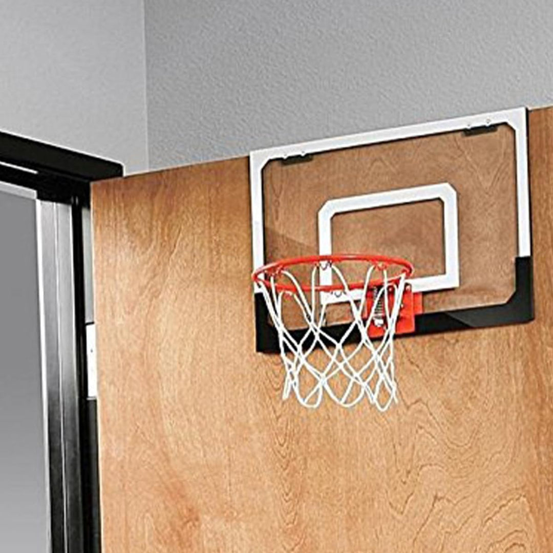 Mini Basketballkorb Indoor Kinder, 40x30cm Basketballkorb Zimmer mit 4 Ball Pumpe, Basketballkorbs t