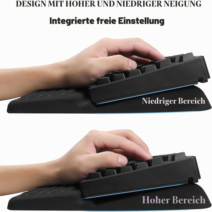 Tastatur Ständer mit Handgelenkauflage,Ergonomisches Tilt Tastaturständer,Ergonomischer Bequemer Wri