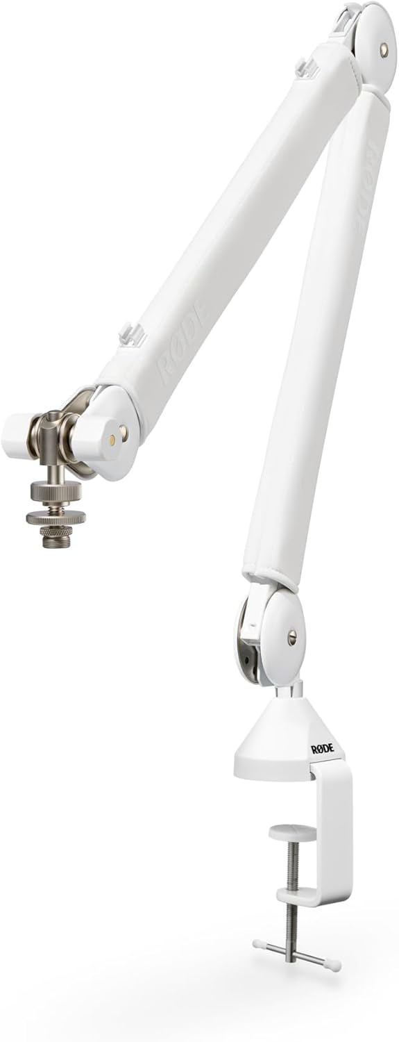 RØDE PSA1+ Professioneller Studioarm mit Federdämpfung und Kabelmanagement (Weiss), White