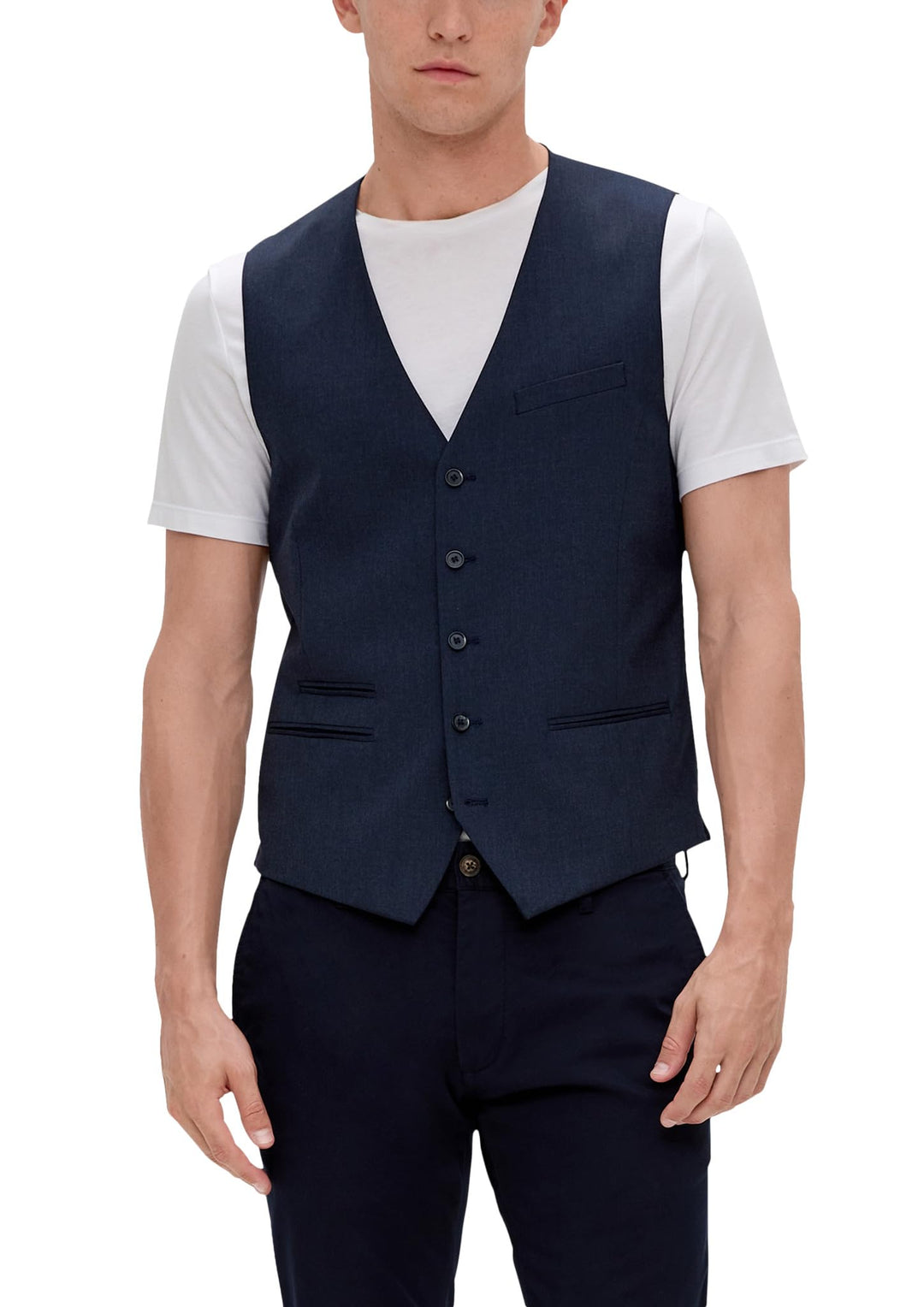 s.Oliver Herren Weste 46 Blau, 46 Blau