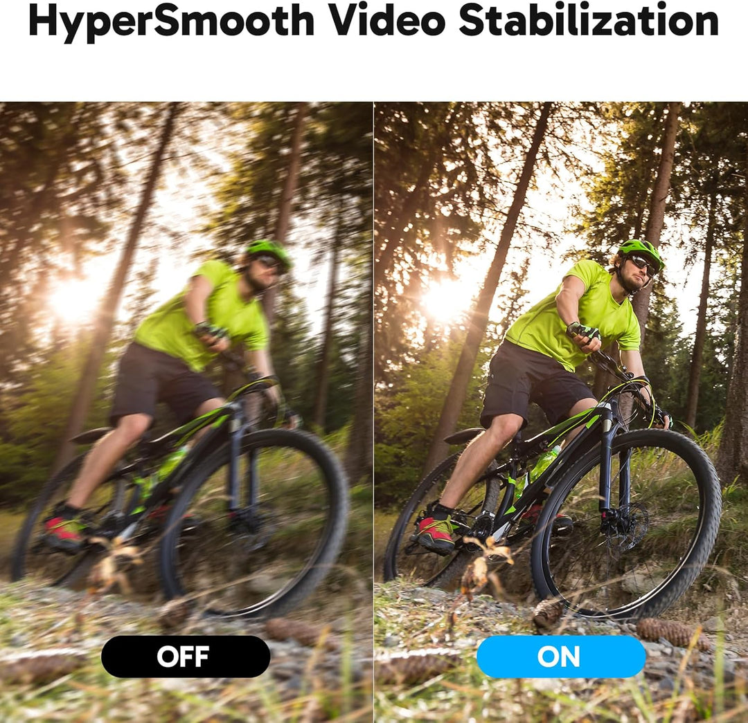 AKASO V50 Elite Action Cam,4K60FPS 20MP Unterwasserkamera mit Schwimmender Handgriff und Tasche WiFi