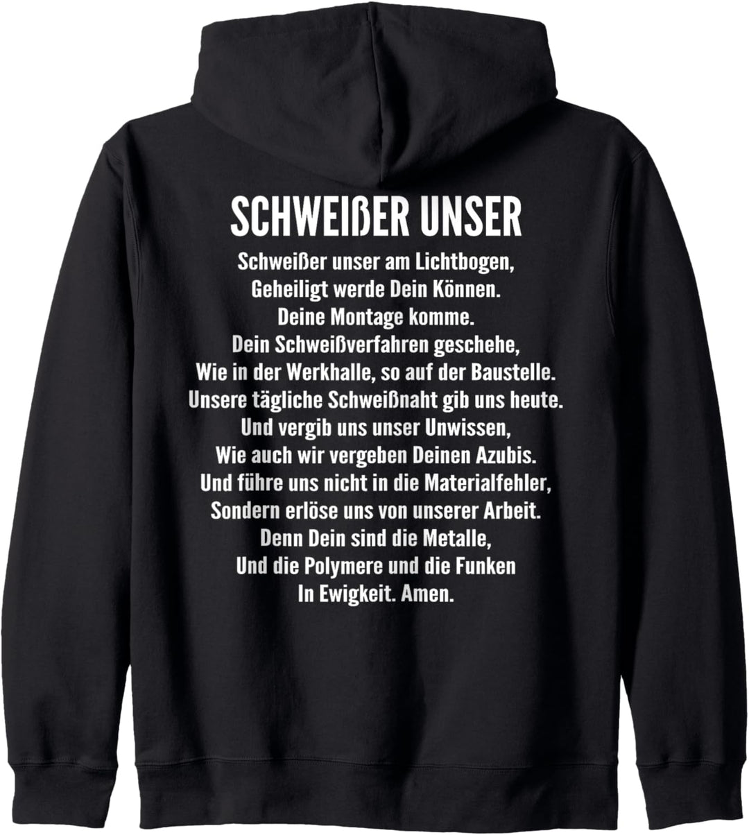 Schweisser Unser Gebet Schweisser Kapuzenjacke