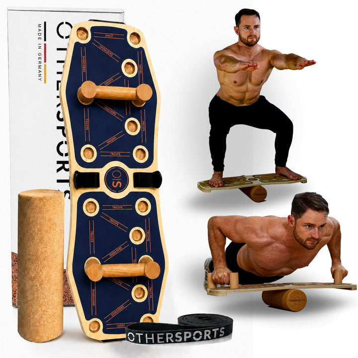 Sportboard 3 - Gleichgewichtstrainer für mehr Kraft & Gesundheit – Effektives Balance Training Equip