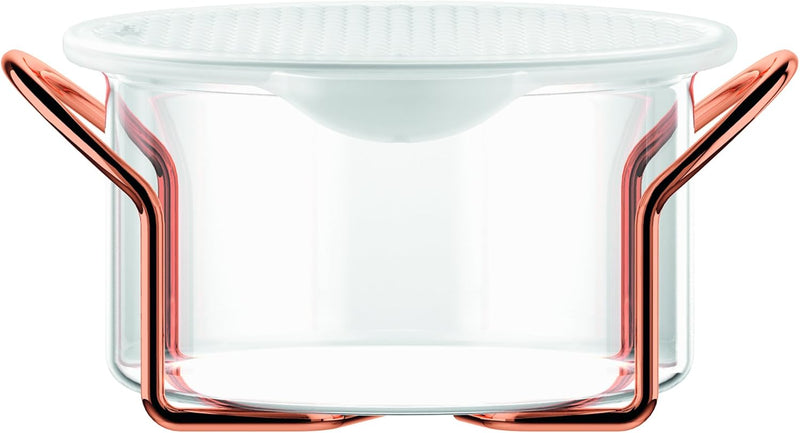 Bodum HOT Pot Set Glasschale mit Silikondeckel, 1.0 l, Glas, durchsichtig, 1l 1.0l, 1.0l