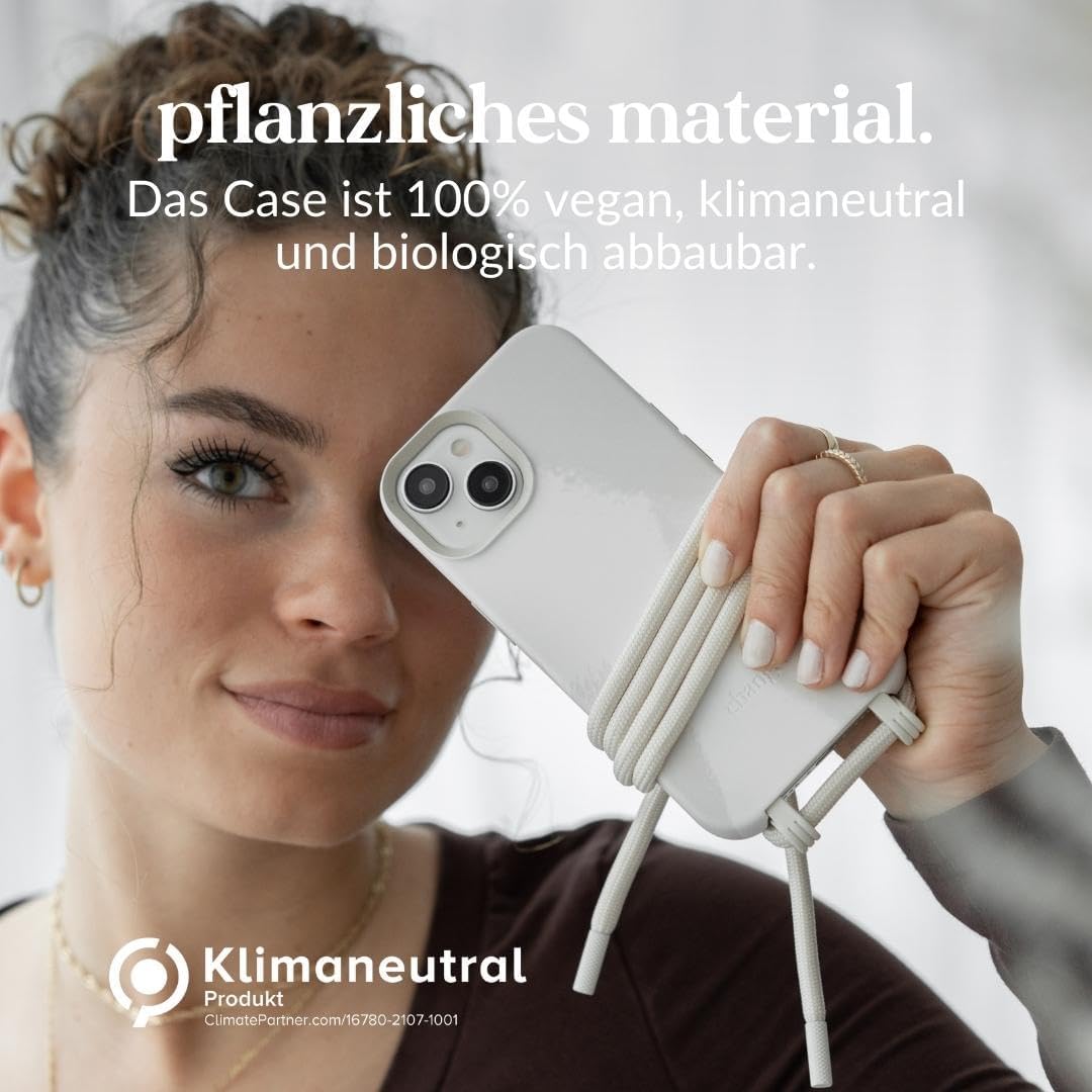 Woodcessories - Change Case, Nachhaltige Handykette abnehmbar kompatibel mit iPhone 15 Hülle mit Ban