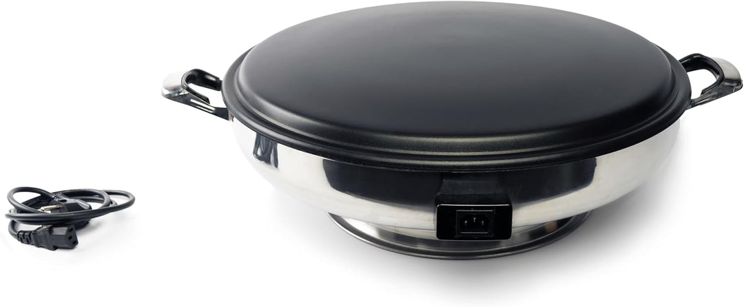 SHOV Fladenbäcker 50 cm – Profi Crepe & Yufka Grill | 2300W | Edelstahl | Antihaft | Temperaturregel