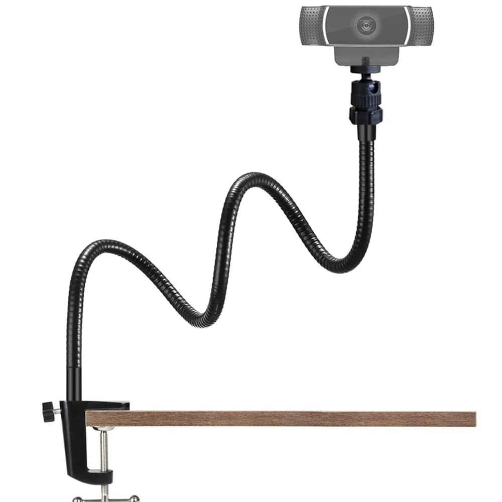 Etucro Webcam Stand 27" Verstellbare Schwanenhals Desktop Kamera Mount Hoder for Logitech Webcam C92