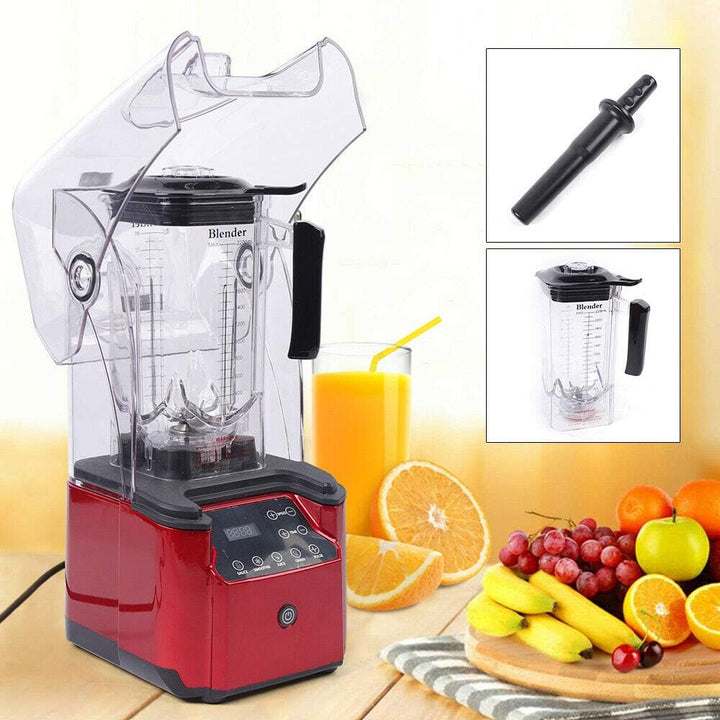 Schalldichter Standmixer, Smoothie, Zerkleinerer für Eis, Mixer, Küche, hohe Leistung, auf Sockel, D