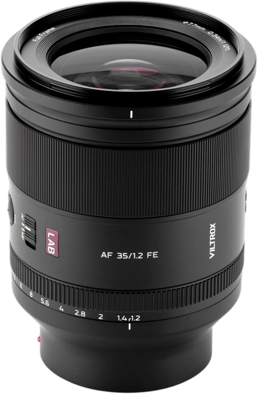 VILTROX 35mm F1.2 FE (N), AF 35mm f/1.2 LAB FE Objektiv für Sony E Mount Ohne LCD, Vollformat F1.2 P