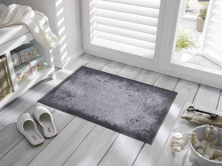 wash+dry Fussmatte, Shades of Grey 50x75 cm, innen und aussen, waschbar 50x75cm, 50x75cm
