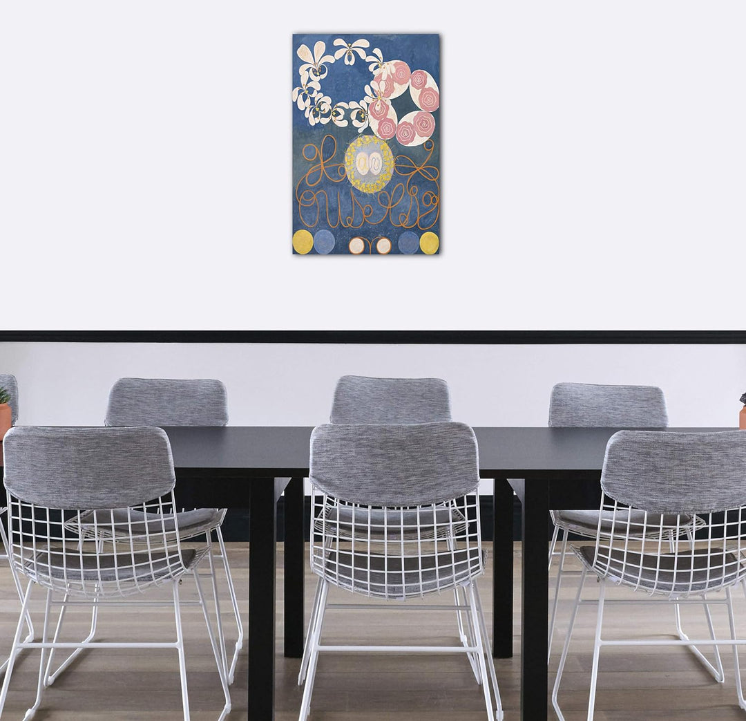Printed Paintings Leinwand (60x80cm): Hilma af Klint - The Ten Largest, No 1 (1907) 60x80 cm, 60x80