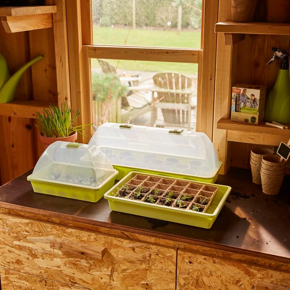 Siena Garden Zimmergewächshaus Uni-Grow, 38x24x18cm pastellgrün Normal, Normal