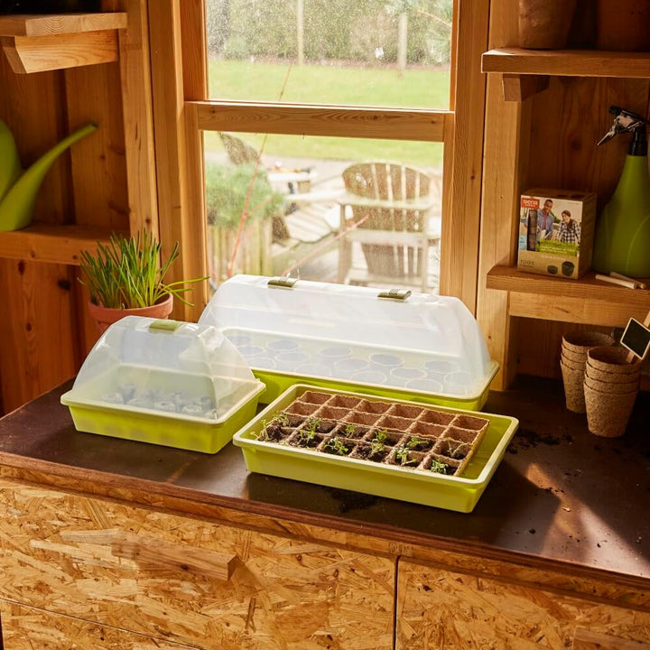 Siena Garden Zimmergewächshaus Uni-Grow, 38x24x18cm pastellgrün Normal, Normal