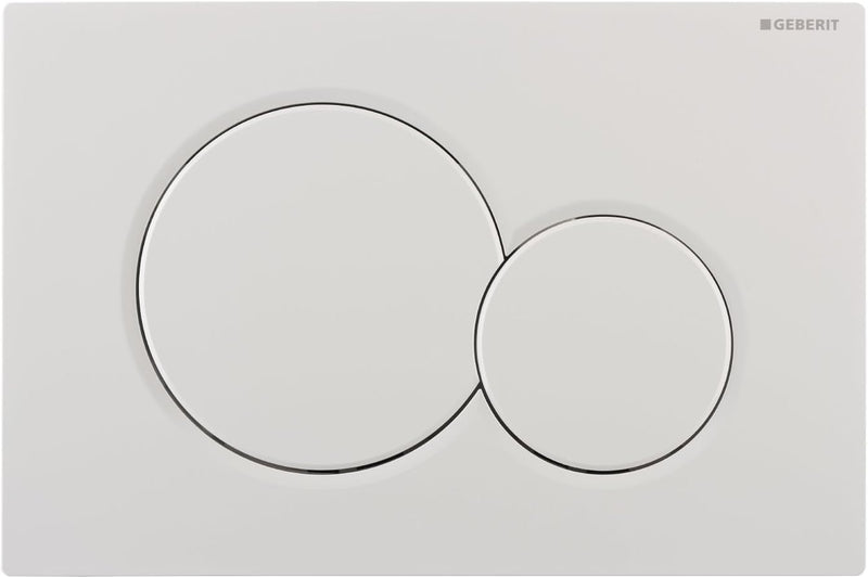 Geberit 115770115 Bet-Platte Sigma01 Betätigungsplatte 115.770.115, weiss, 1 Stück, Weiss