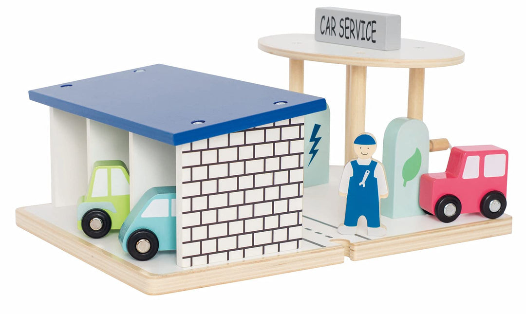 JaBaDaBaDo W7142 Tankstellen-Set