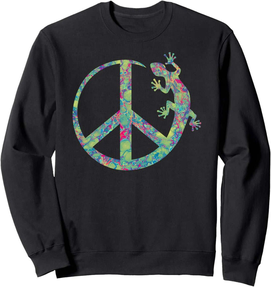 Symbol - Loving Peace Gecko 3 - Fan Fun Sweatshirt