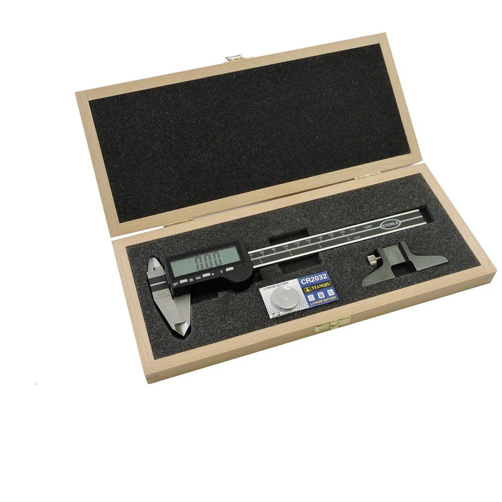 SET 2-tlg STEINLE Messschieber 1307 Digital - STEINLE Digital Messschieber 150 mm - STEINLE Tiefenme