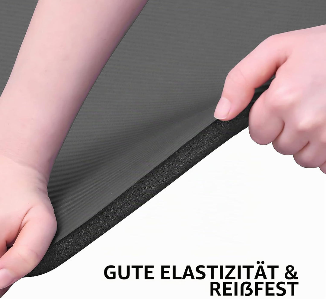 PROIRON Gymnastikmatte, Turnmatte für Zuhause mit Tragegurt Trainingsmatte Rutschfest, Yoga Matte Di
