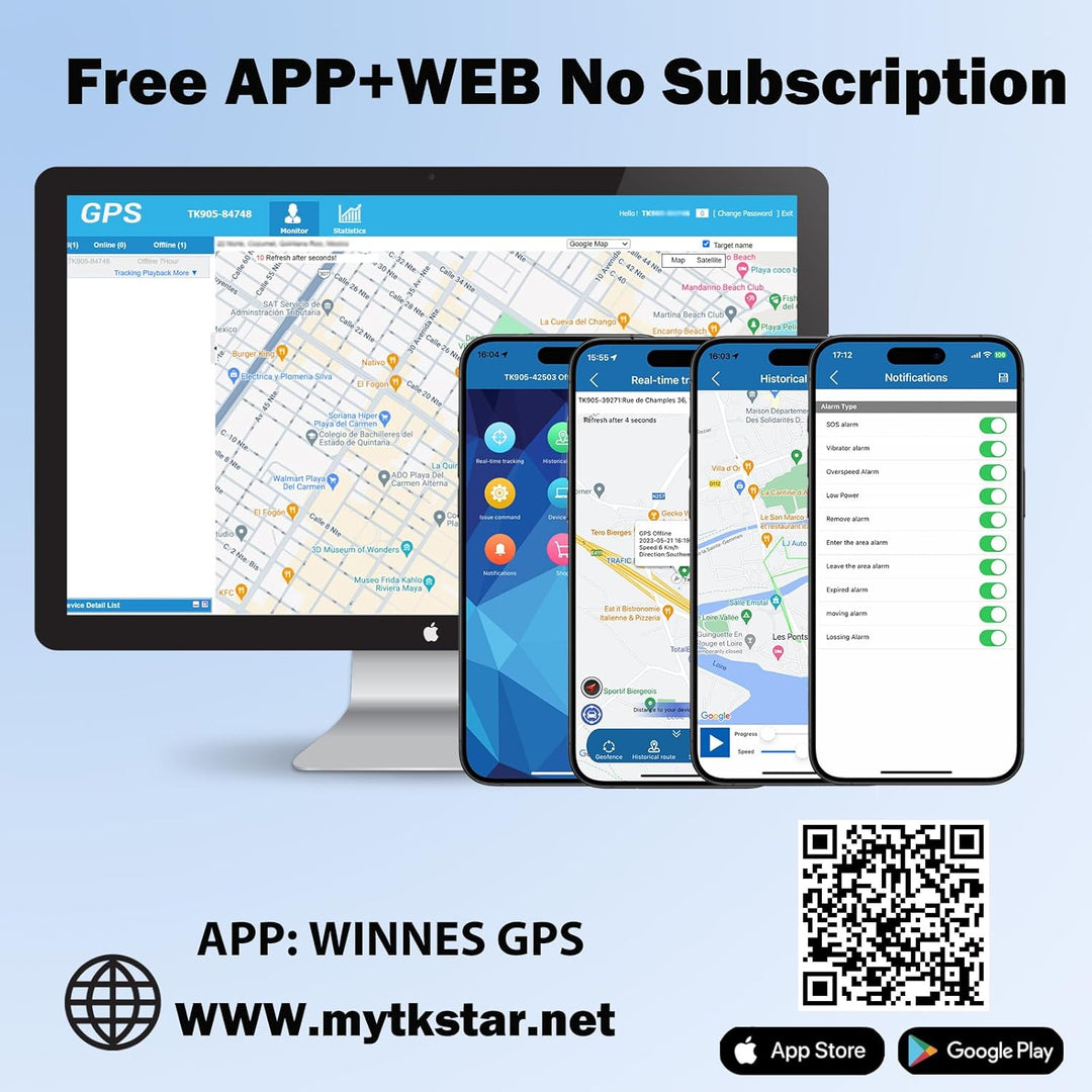 TKMARS TK905B 4G GPS Tracker 10000mAh Lange akkulaufzeit, magnetisch, wasserdicht IP67, Echtzeit-Tra