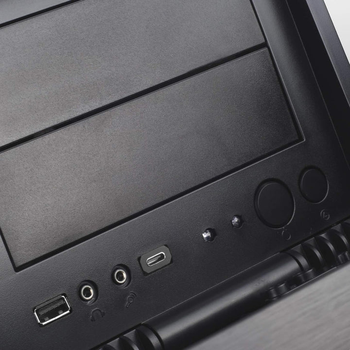 Silverstone SST-GD07B-C - Grandia HTPC ATX Desktop Gehäuse mit hochleistungsfähigem und geräuscharme