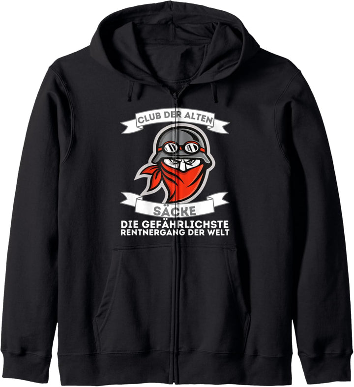 Club der alten Säcke - Motorrad Biker Motorradfahrer Kapuzenjacke