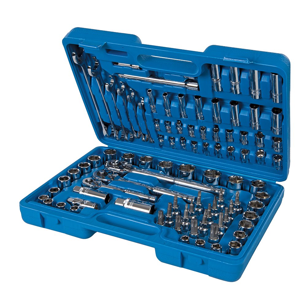 Silverline 868818 Mechaniker-Werkzeug, 90-tlg. Satz 90-tlg. 1 90-Piece, 1 90-Piece